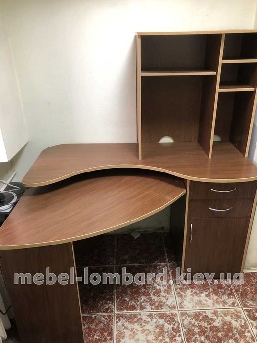 Офисный набор (9 предметов) "Орех темный" бу