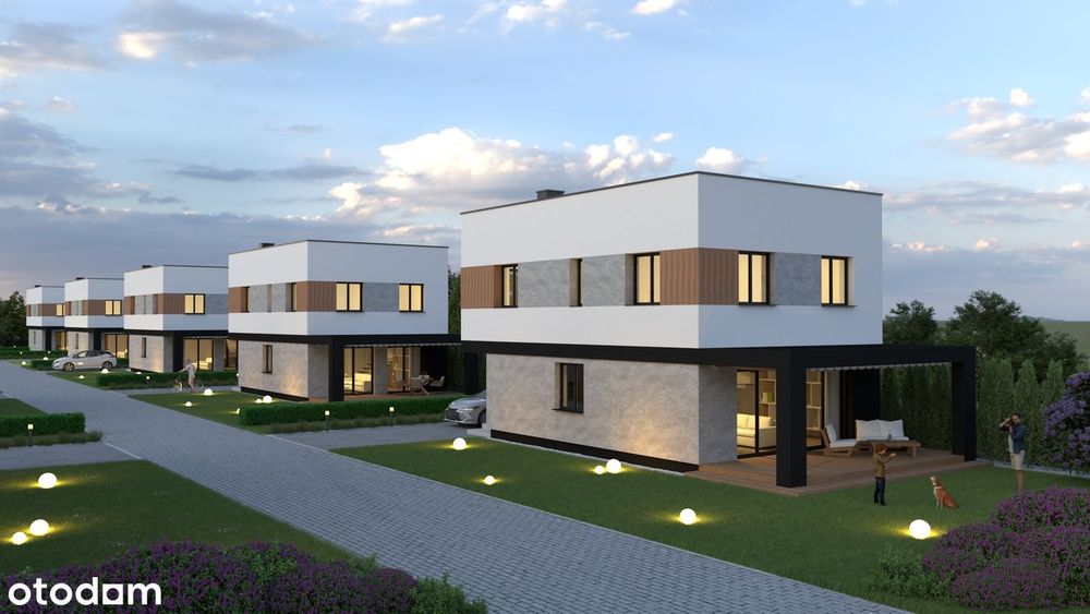 SUPER OKOLICA przestronny salon WOLNOSTOJĄCE DOMY -w sprzedaży II etap