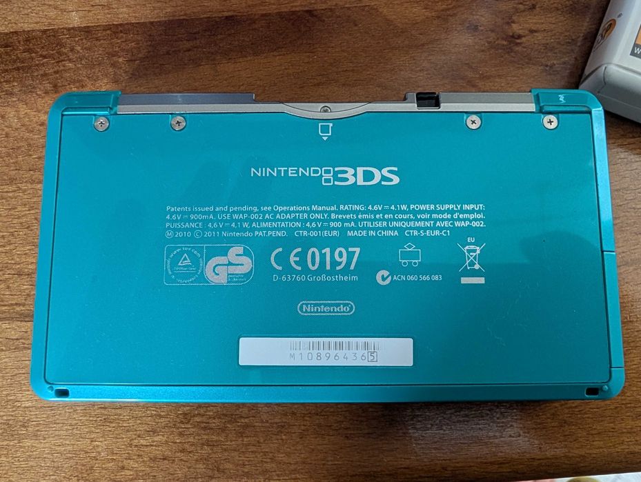 Nintendo 3DS Aqua Blue + Ігри + Карта пам'яті