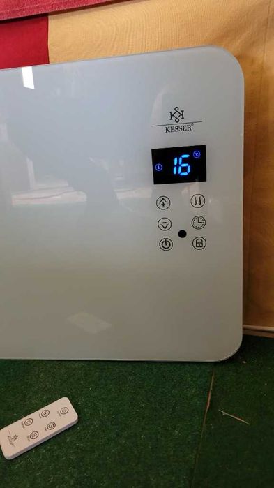 Grzejnik konwektorowy elektryczny szklany