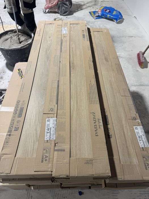 Płytki gresowe drewnopodobne  PARADYŻ Heartwood Honey 120x20