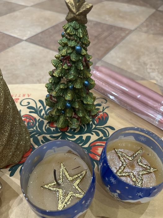 Свічки новорічні гарні