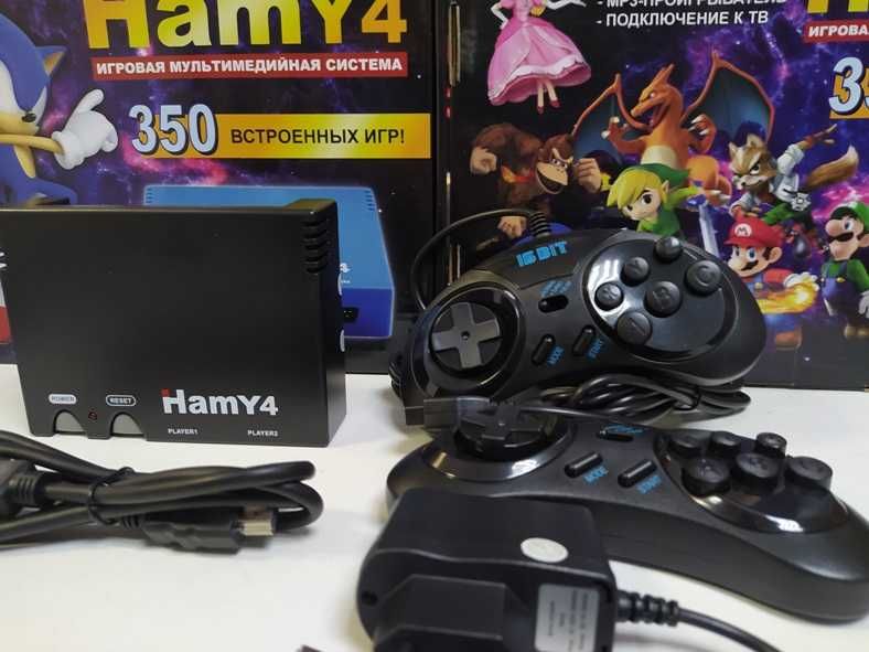 Приставка Денди и Сега с HDMI HAMY4 Dendy Sega Танчики Марио Mortal Ko