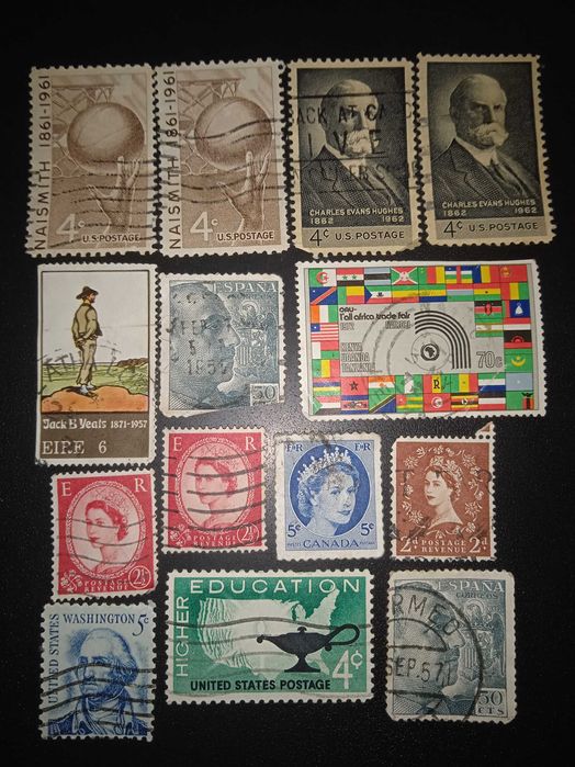 Марки Америки, США, мира.