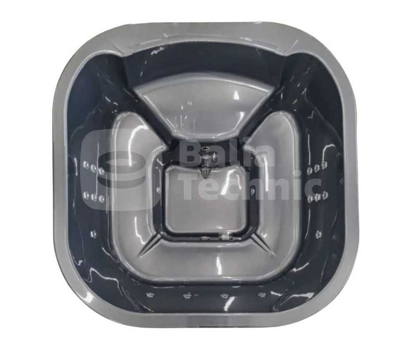 Wkład akrylowy kwadratowy zintegrowany do balii ogrodowej