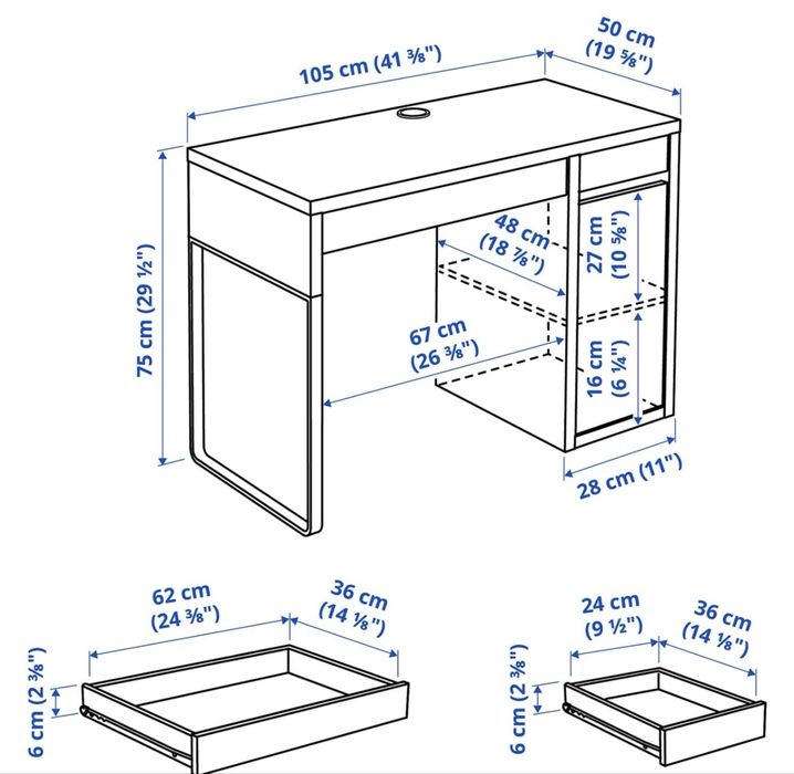 Vendo 2 mesas - MICKE IKEA