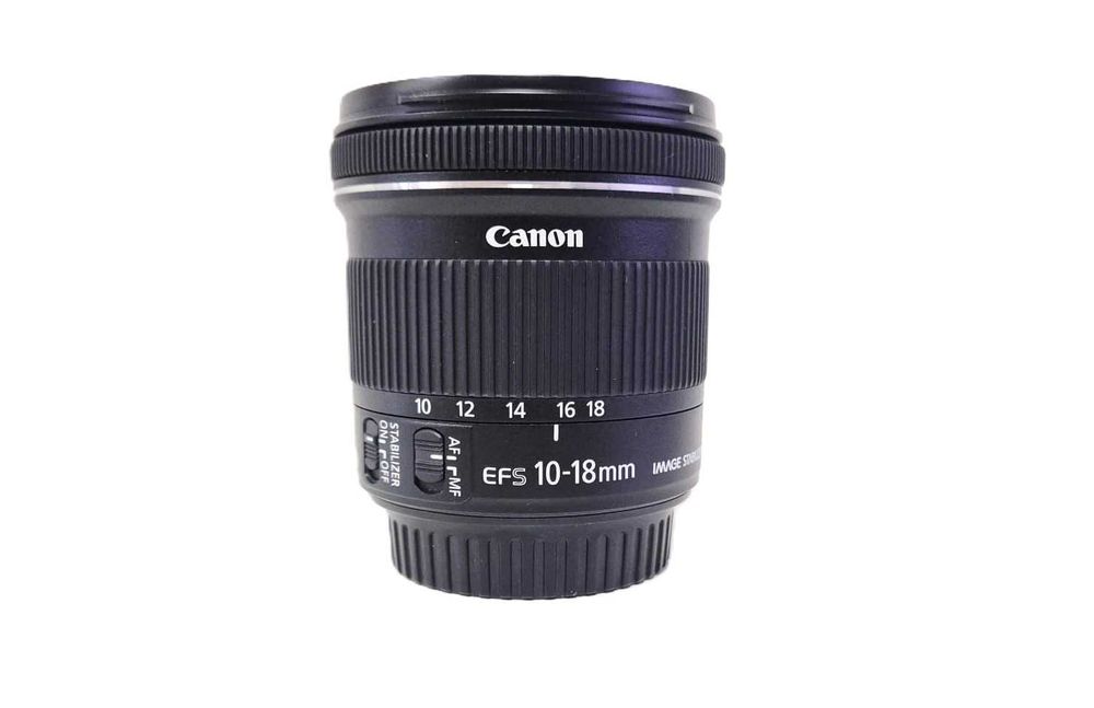 Lente Canon EF-S 10-18mm, ultragrande angular, como nova