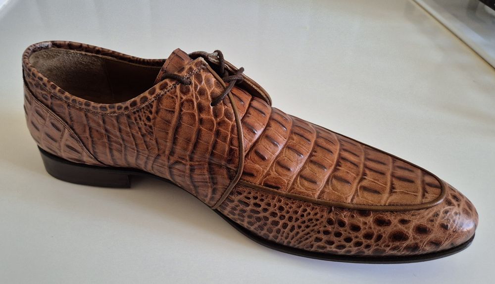 12400 zł w salonie ZILLI roz. 43 skóra naturalna całość HANDMADE Italy