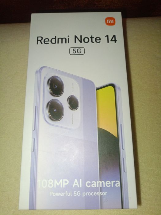 Nowy model Xiaomi Redmi Note 14 5G. Sprzedawany w stanie nowym.
(nietr