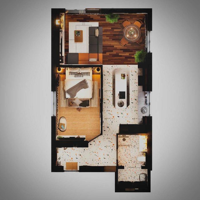 Продажа • 2к квартира • Центр | ул. Котельная • 58.3 м² • 2/2 этаж • новострой • #146532