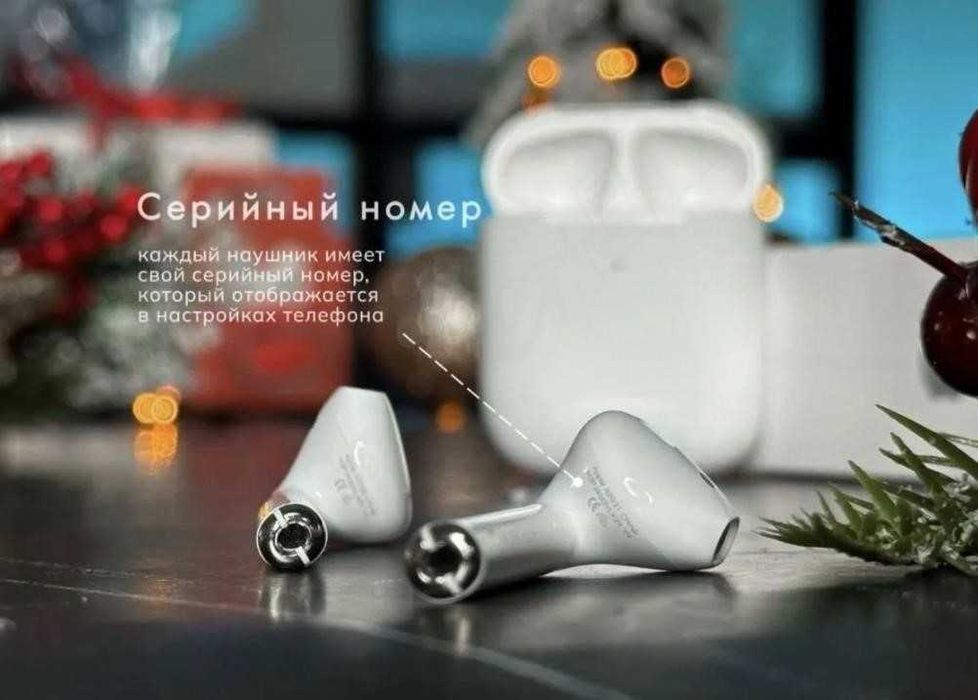 Безпровідні Аірподс 2 навушники +чохол