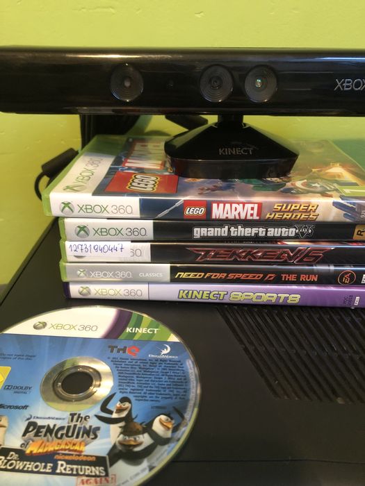 Konsola Xbox 360 pad gry kinect