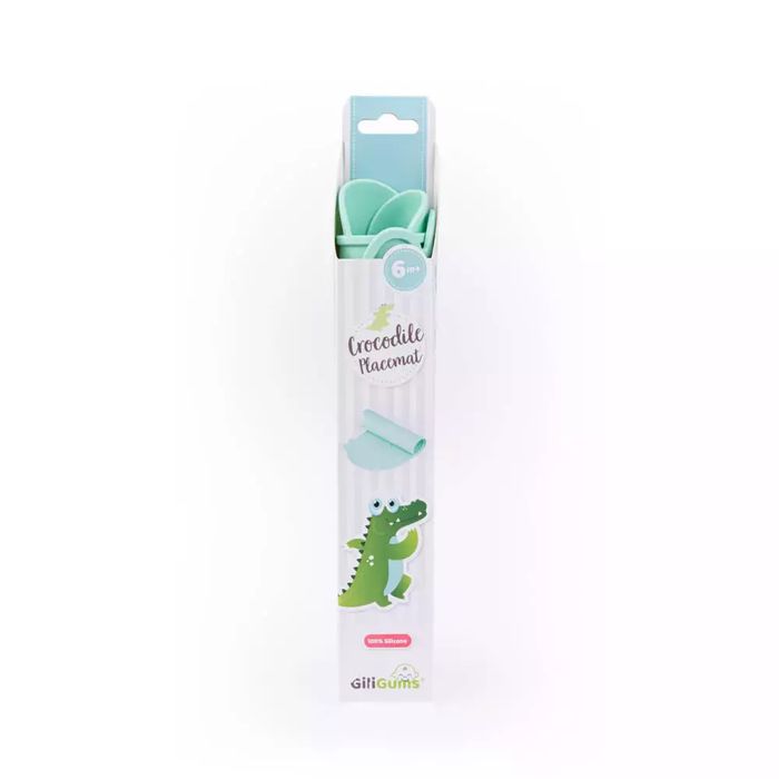 Podkładka silikonowa Krokodyl, miętowa. Dumel Discovery. Nowy Produkt