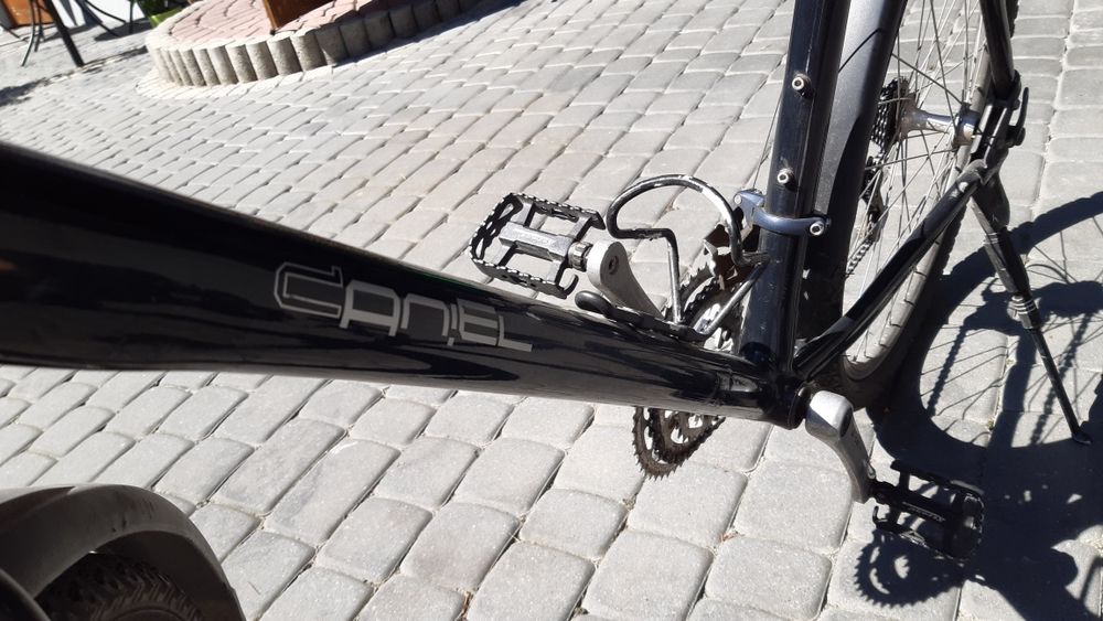 Rower CANIEL aluminium bardzo lekki, części SHIMANO, SHOGUN koła 26,