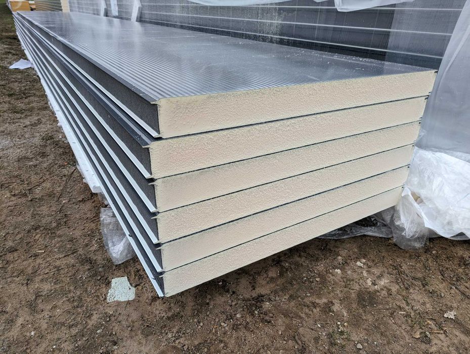 płyta warstwowa ściana #100mm RAL 7016