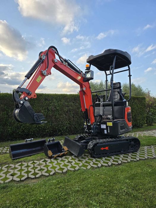 Minikoparka 1t 2,7t prace ziemne wykop transport operator rabat 50%