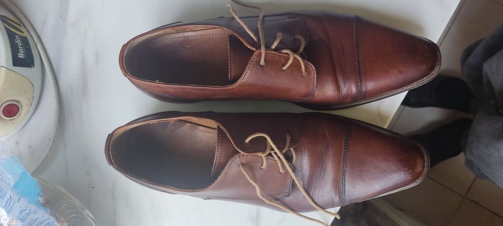 Туфли кожаные новые 43-43.5 размер