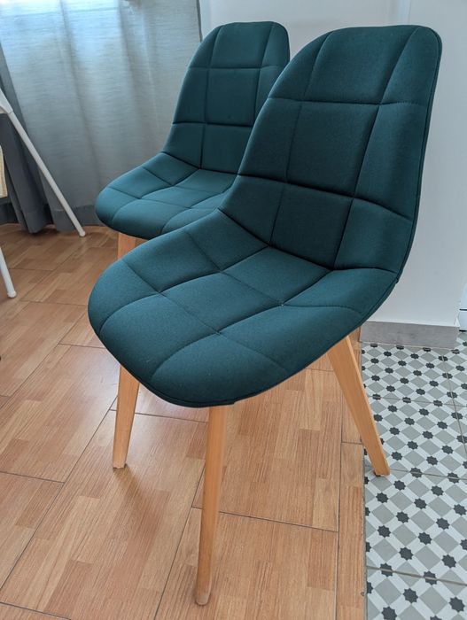 Cadeiras Homa verdes