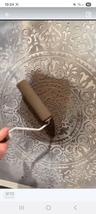 Zestaw 5szt - Szablony Mandala,  malarski, DIY, tynku ozdobnego,