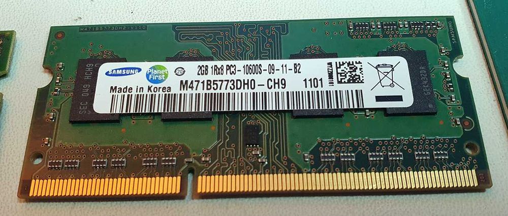 Memória SDRAM (para portátil) Samsung 2GB - DDR3 1060064585491595137120