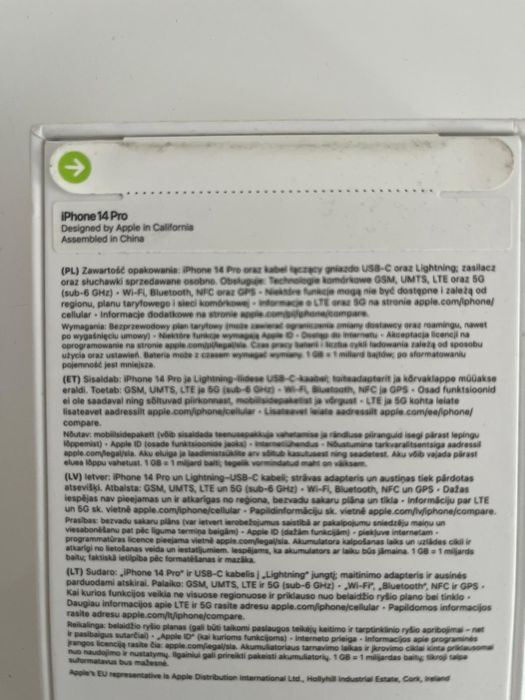 IPhone 14 pro złoty