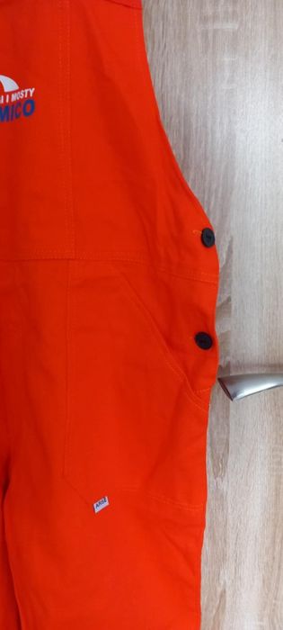 Ogrodniczki bawełniane nowe, r.XL