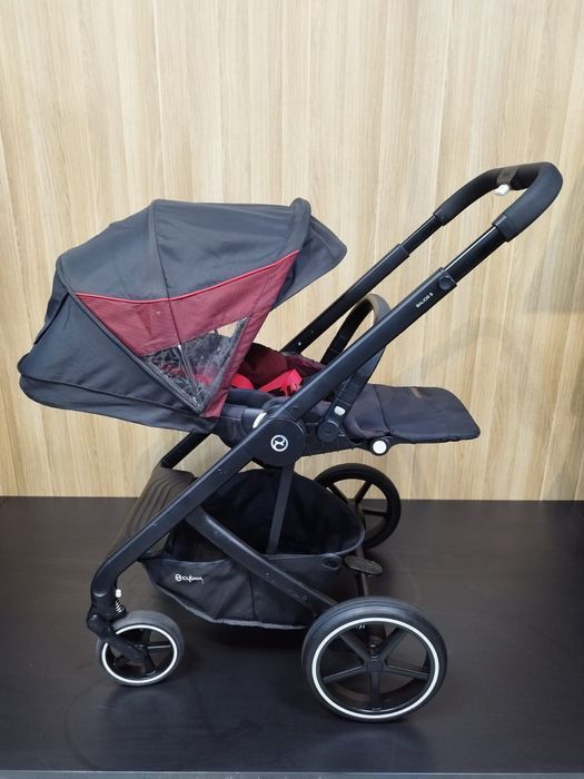 Cybex Balios S Lux nowa gondola i używana spacerówka Ferrari