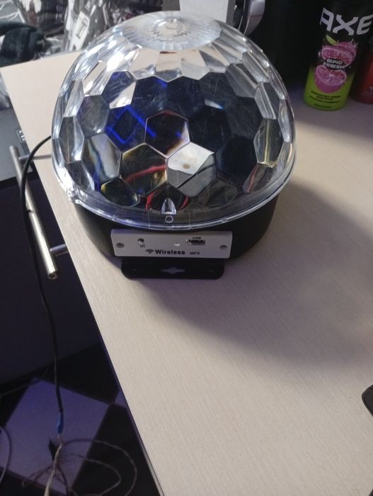 Музыкальный диско мяч