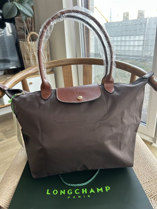Longchamp torebka brązowa L