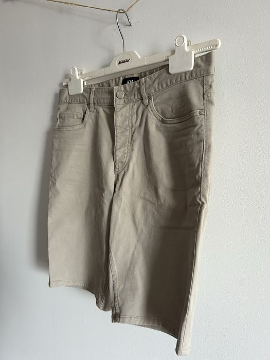 Szorty beżowe męskie H&M