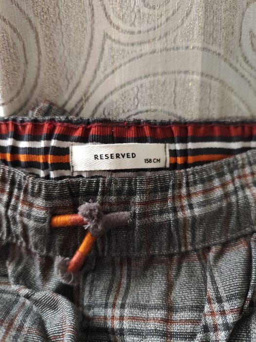 Брюки унісекс в клітинку Reserved
