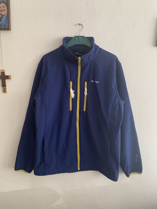 Kurtka niebieska hi-tec 3w1 xxl 2xl wododporna funkcyjna trekkingowa