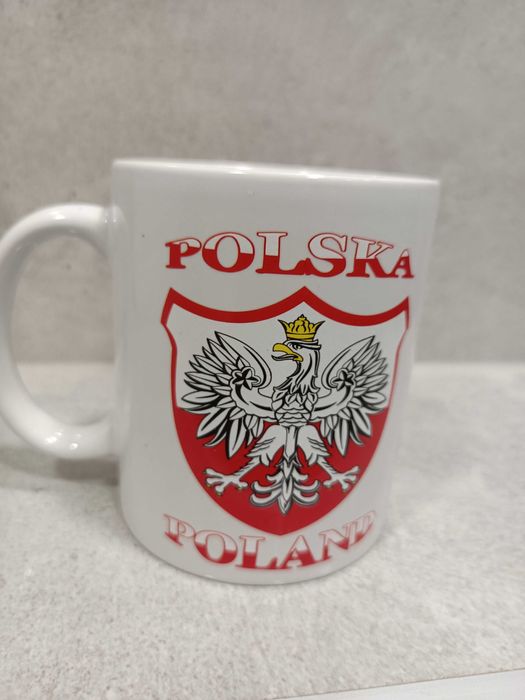 Kubek boss biały Godło