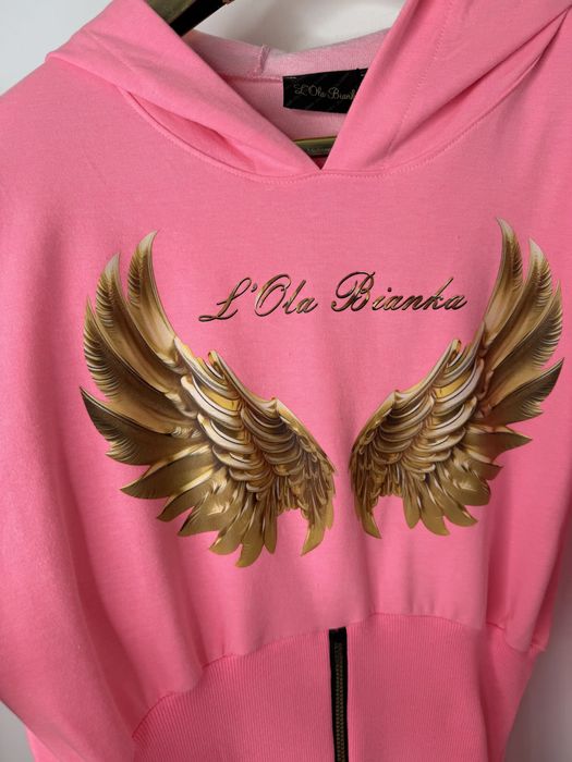 Sukienka Lola Bianka tunika dresowa różowa