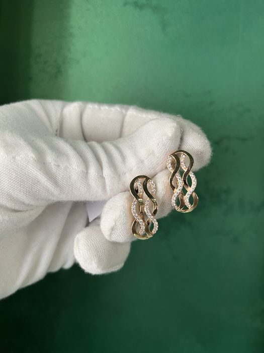 Сережки золото 585* проби