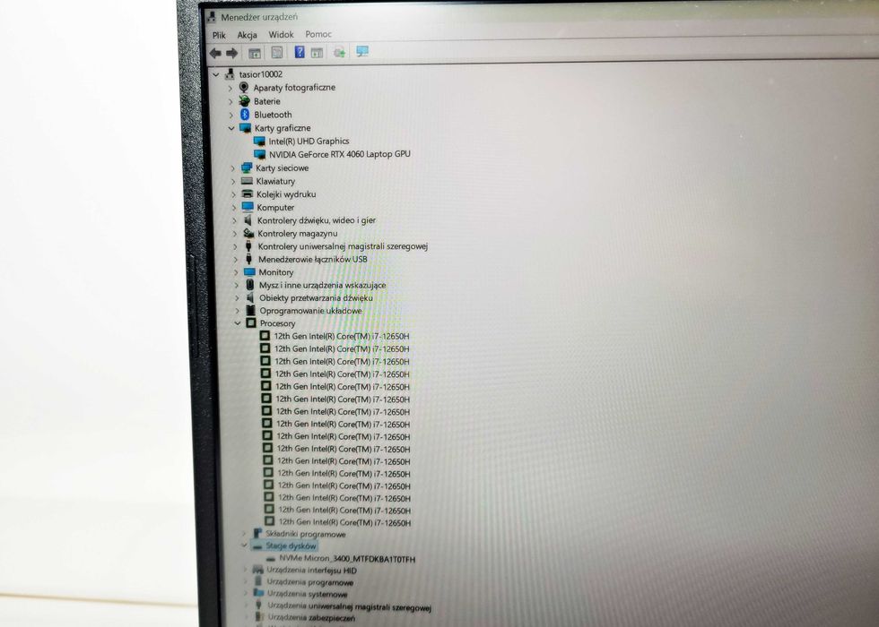 Laptop ACER Nitro AN515-58 i7/RTX 4060/16GBRAM 1tb Gwaranc K&B Handel