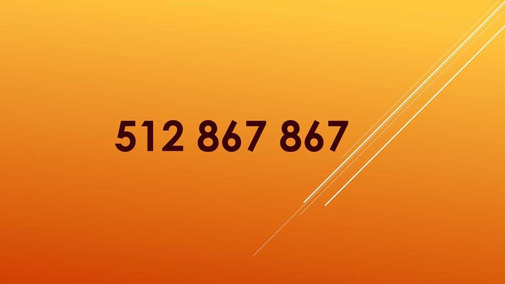 Złoty numer 512 867 867