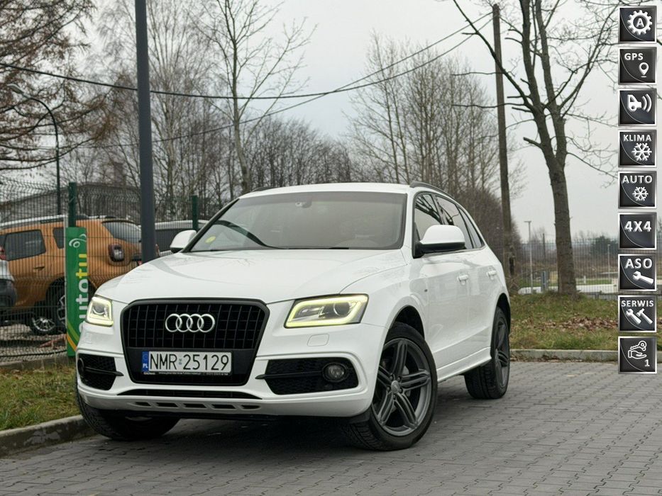 Audi Q5 2.0 TDI / 177KM LED S-LINE ! QUATTRO Automat BiKsenon Półskóra