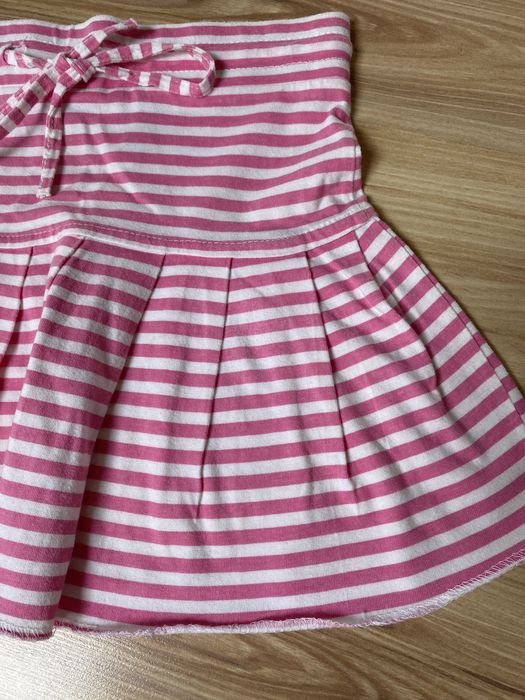 Spódniczka mini różowa w paski