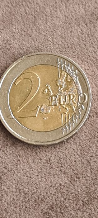 Moeda de 2 euros com o desenho nacional da França, introduzido em 2022