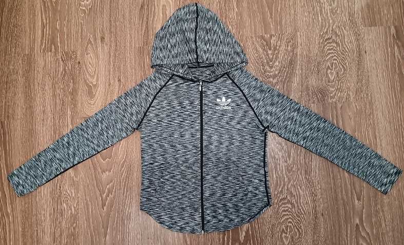 Bluza sportowa Adidas szary melanż rozm. M