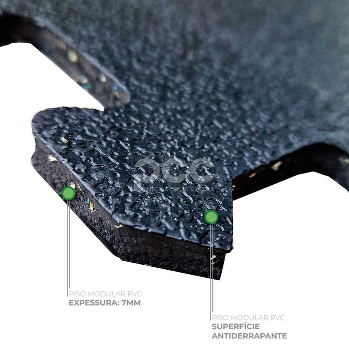 Piso / Pavimento Borracha PVC