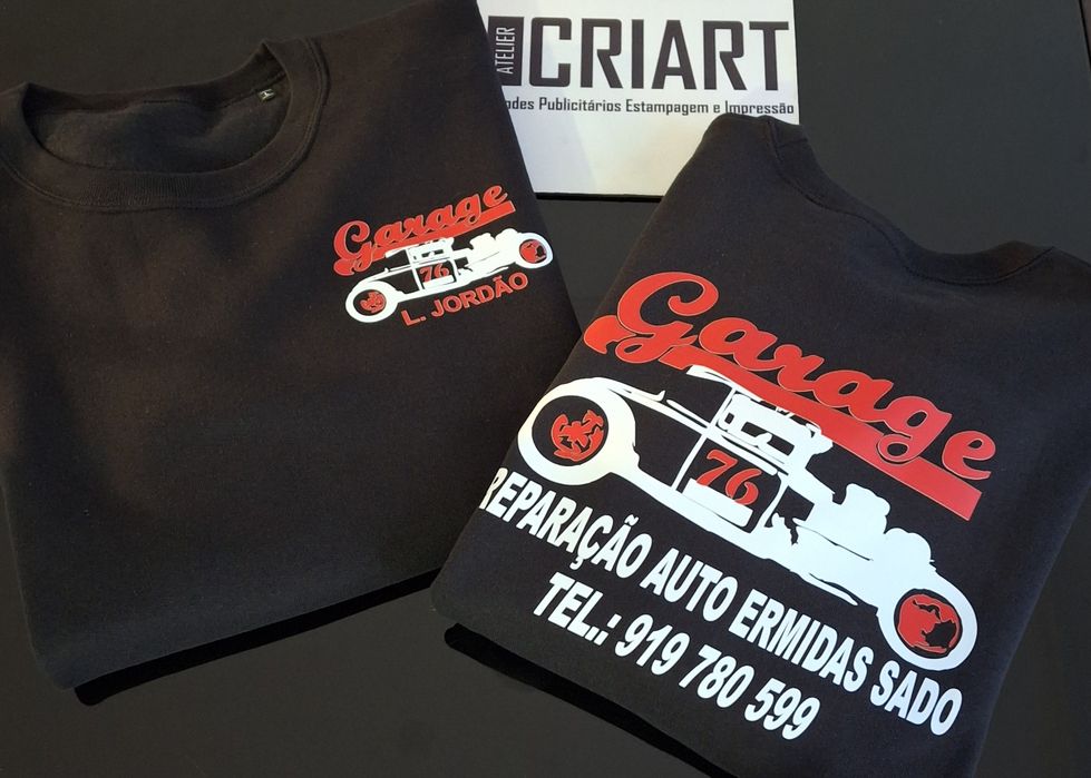 Tshirts personalizados para o seu trabalho com o seu logótipo