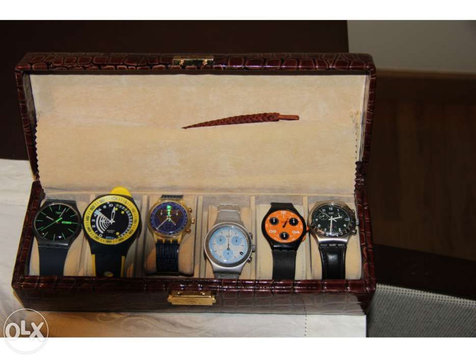 6 Relogios Swatch de colecção!