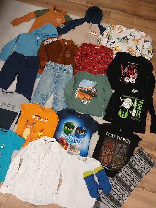 20szt. dla chłopca rozmiar 116cm