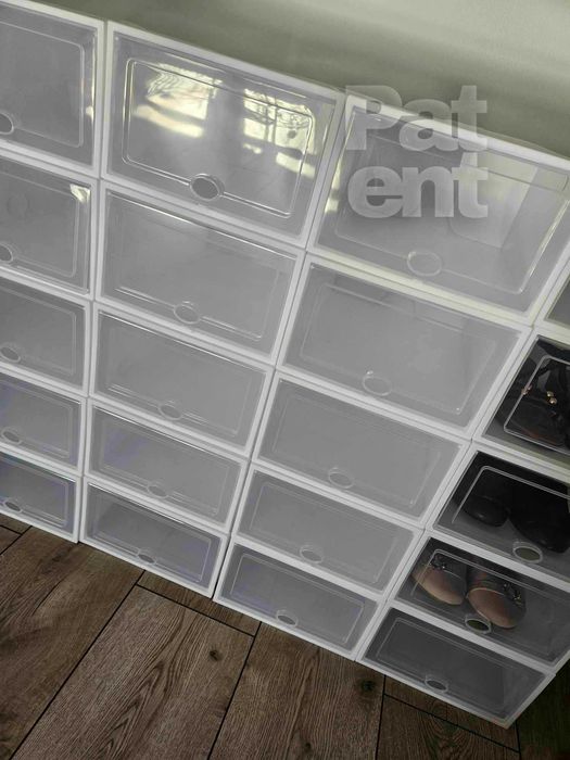 Pudełka 20 sztuk modułowe organizery białe do przechowywania zestaw