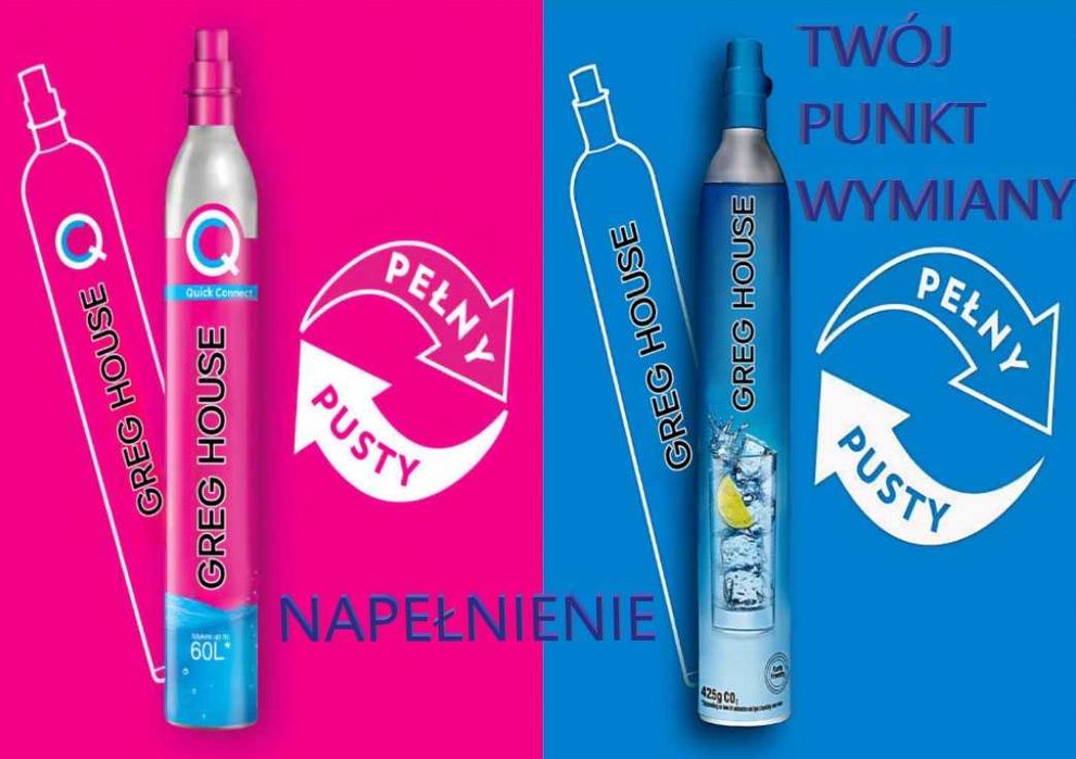 LEWMART LĘBORK wojska polskiego Soda Stream SodaStream gaz CO2