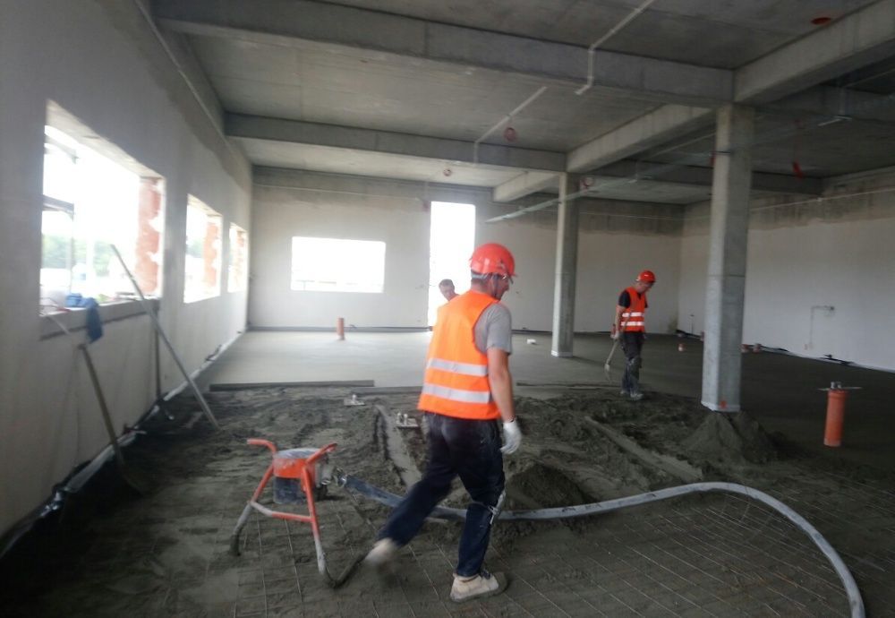 Wylewki maszynowe, Anhydrytowe, Posadzki betonowe, Styrobeton