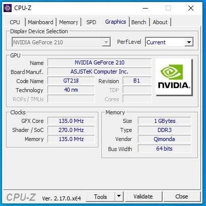 Видеокарта ASUS GeForce 210 1GB Silent