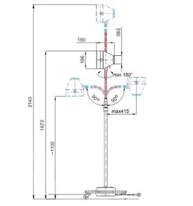 Lampa diagnostyczna lekarska